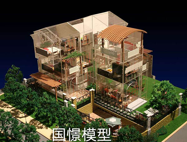 白玉县建筑模型