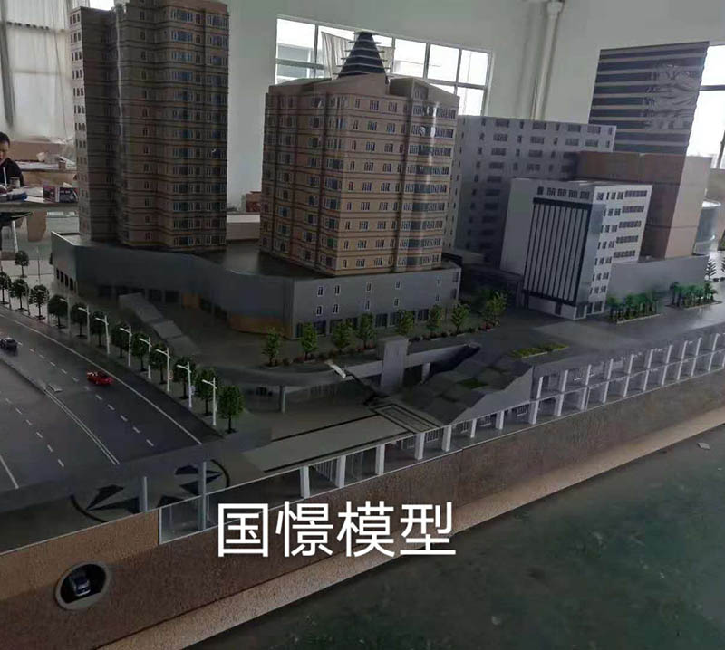 白玉县建筑模型