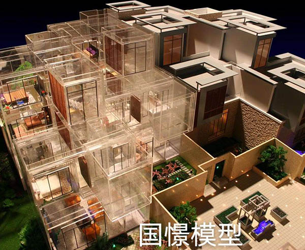 白玉县建筑模型