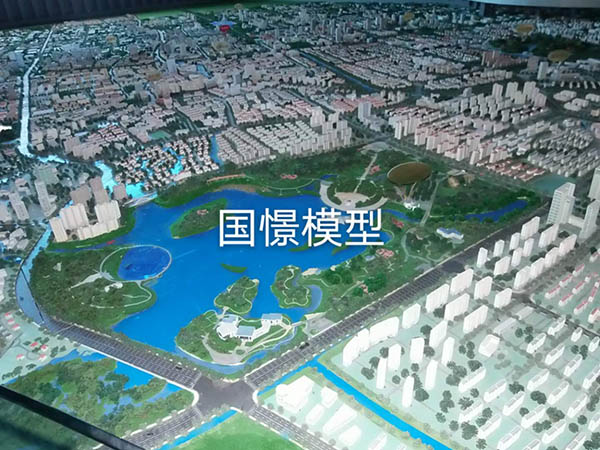 白玉县建筑模型