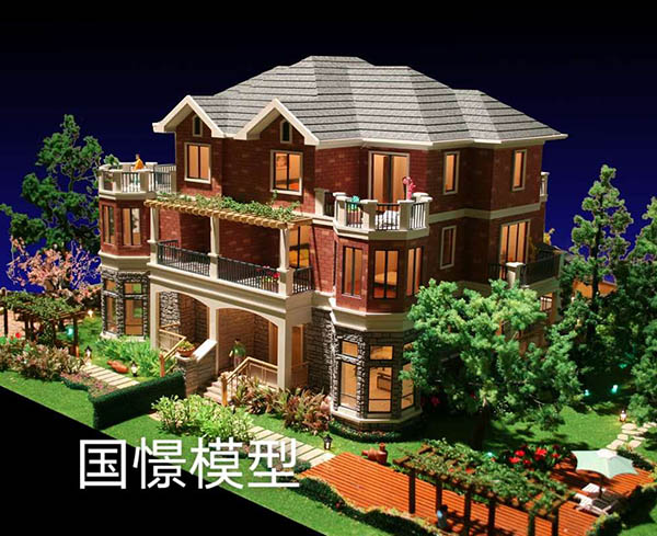 白玉县建筑模型