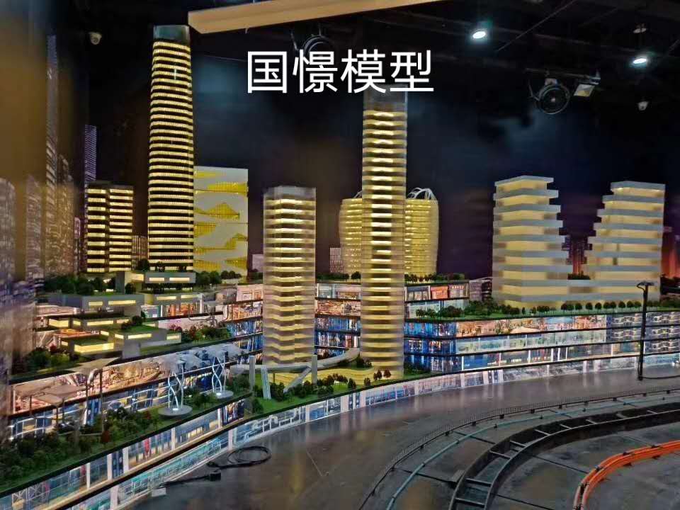 白玉县建筑模型