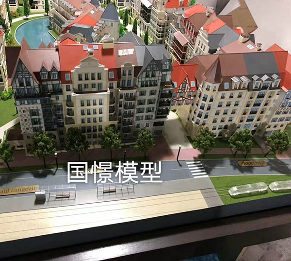 白玉县建筑模型