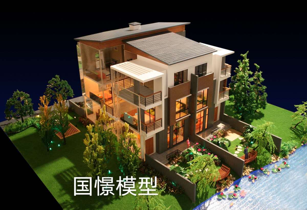 白玉县建筑模型