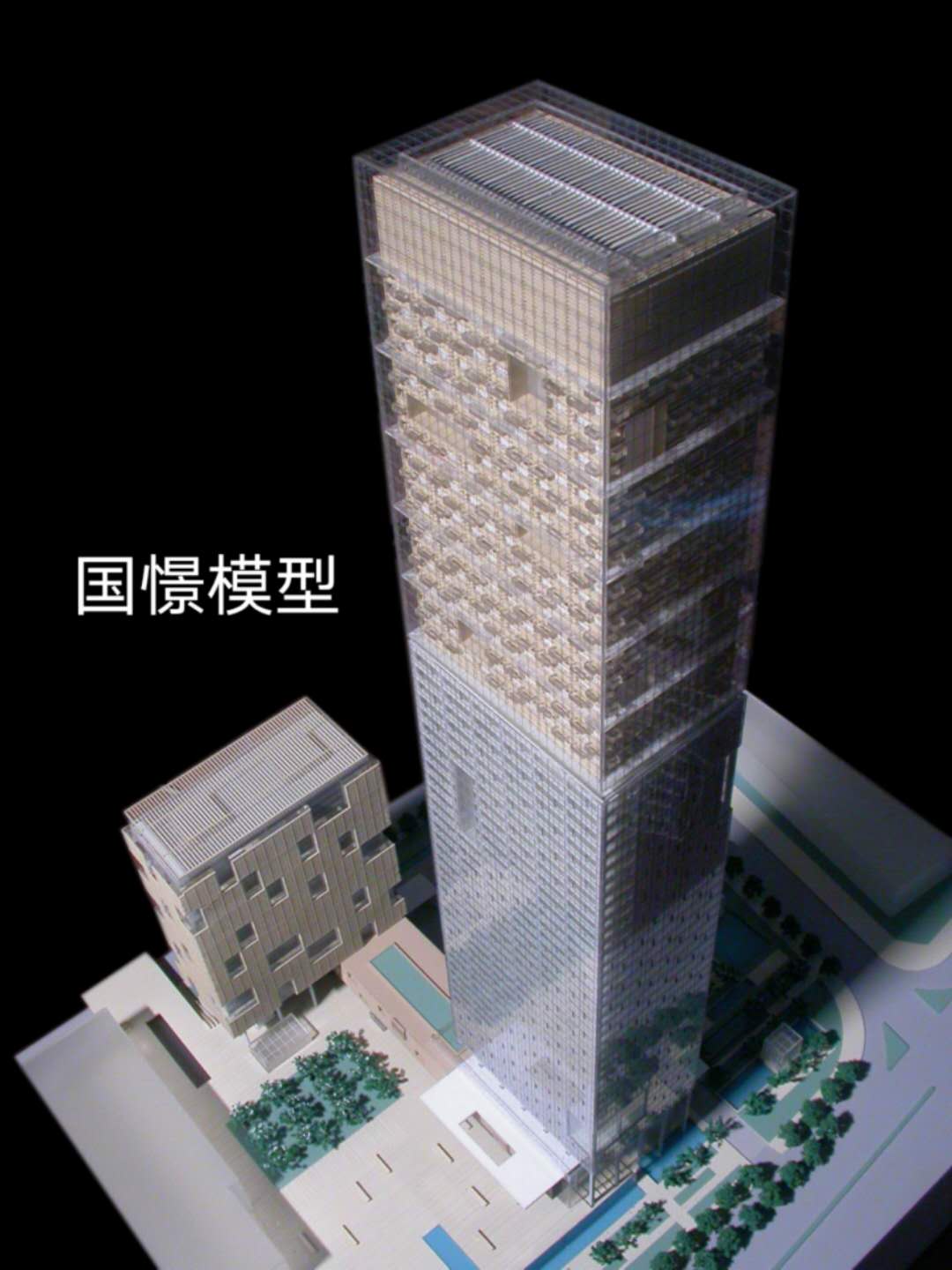 白玉县建筑模型